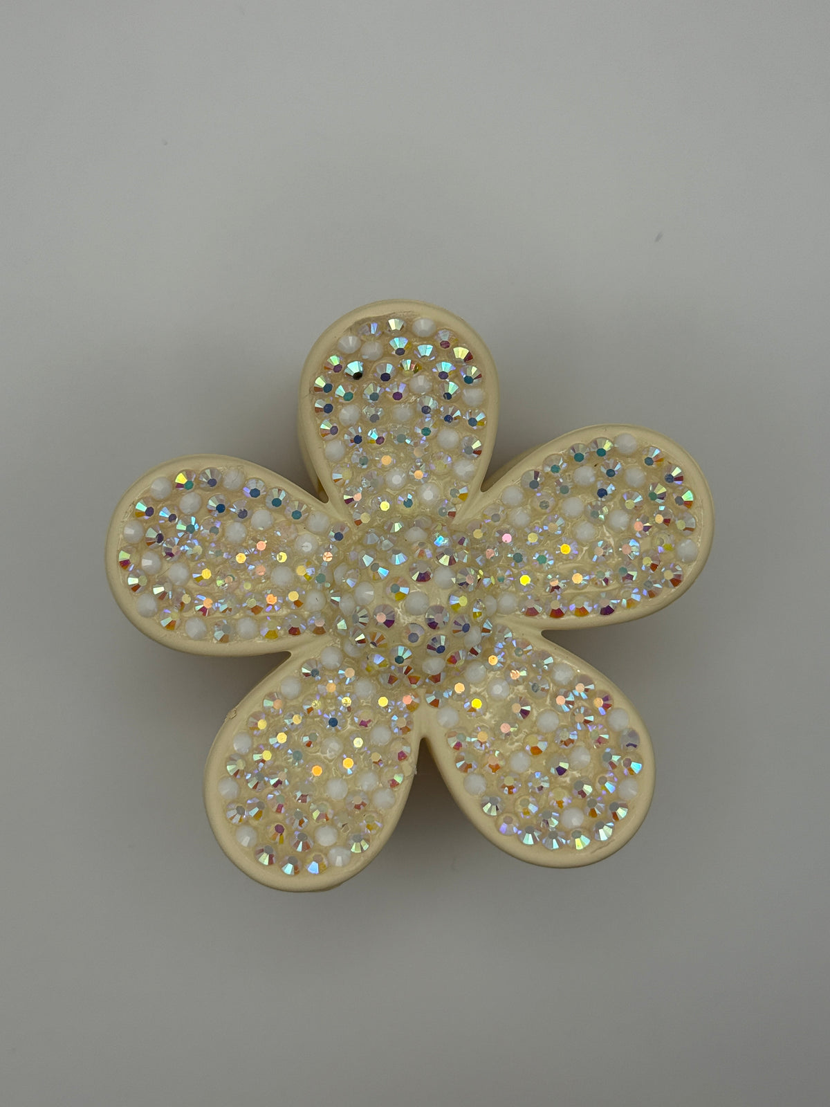 3" Flower Bedazzled Claw Clips