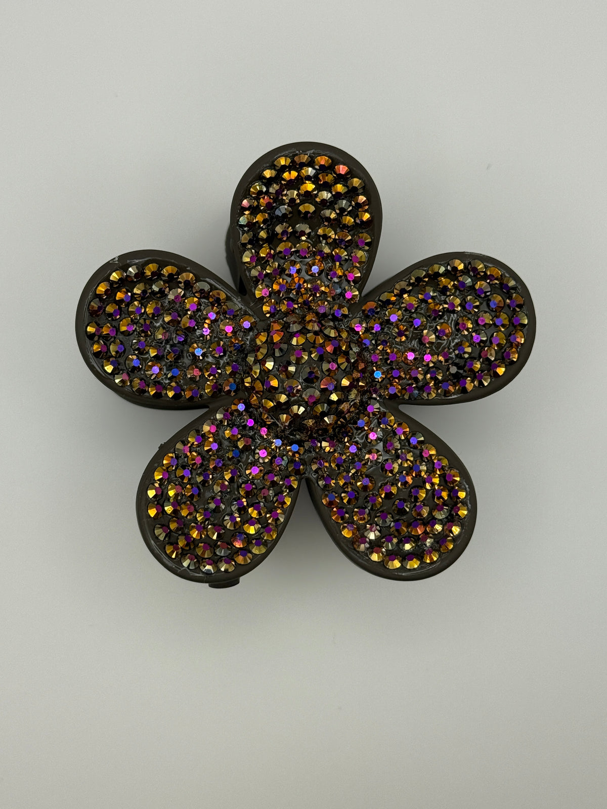 3" Flower Bedazzled Claw Clips