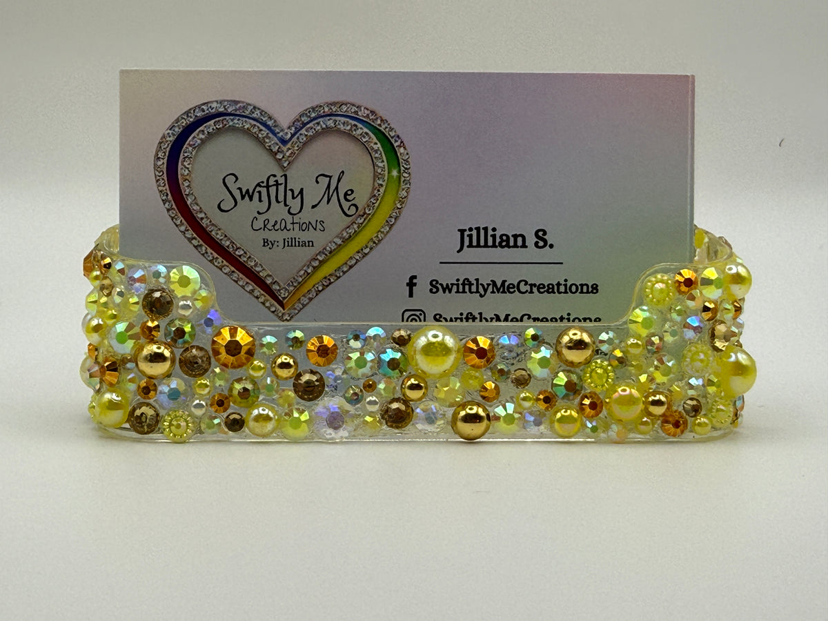 Bedazzled Business Card Holders