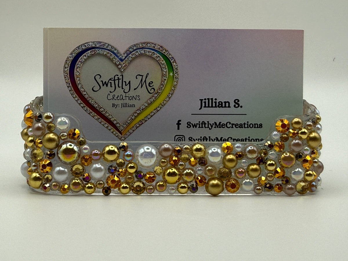 Bedazzled Business Card Holders