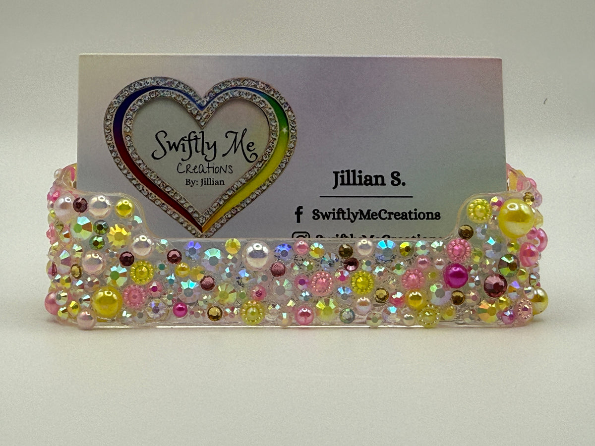 Bedazzled Business Card Holders