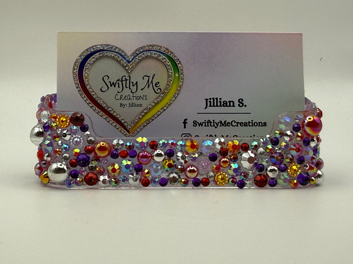 Bedazzled Business Card Holders