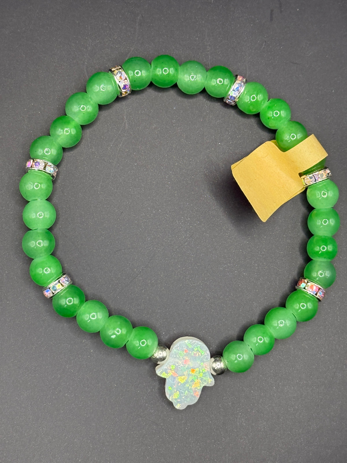 Opalescent Hamsa/Hand of Fatima Bracelets