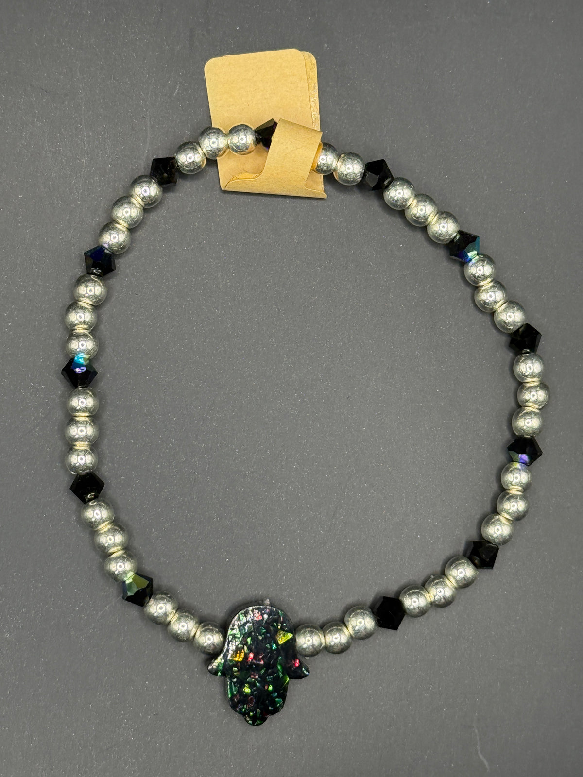 Opalescent Hamsa/Hand of Fatima Bracelets