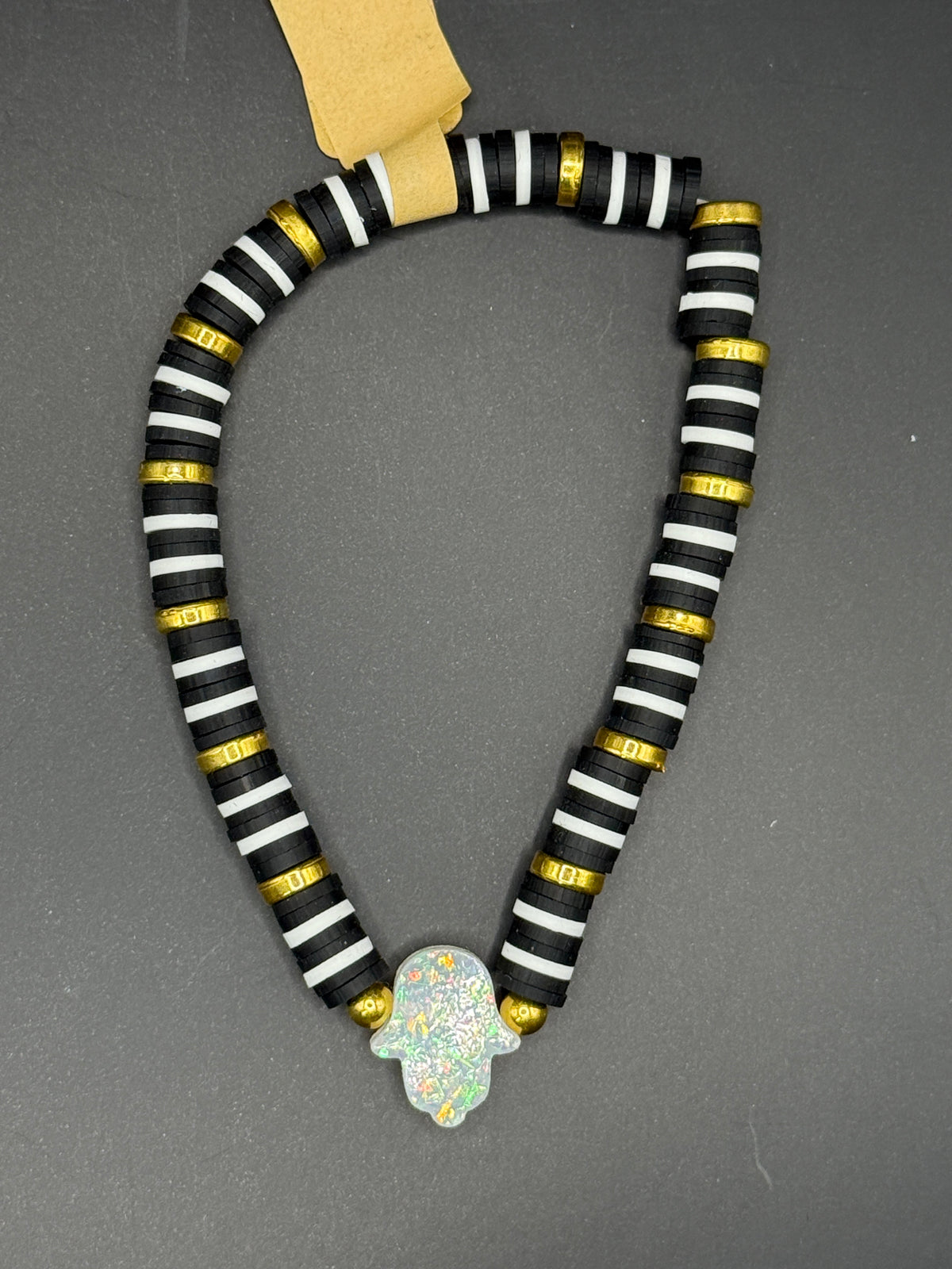 Opalescent Hamsa/Hand of Fatima Bracelets