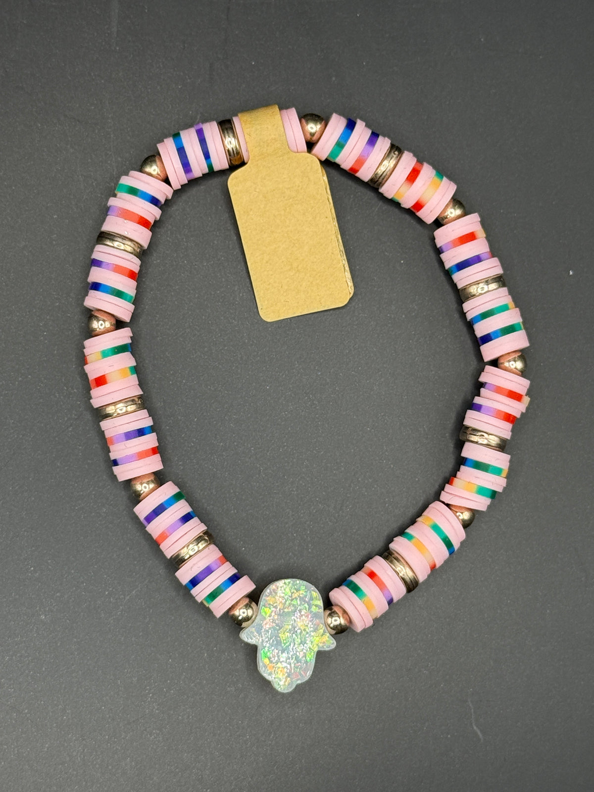 Opalescent Hamsa/Hand of Fatima Bracelets