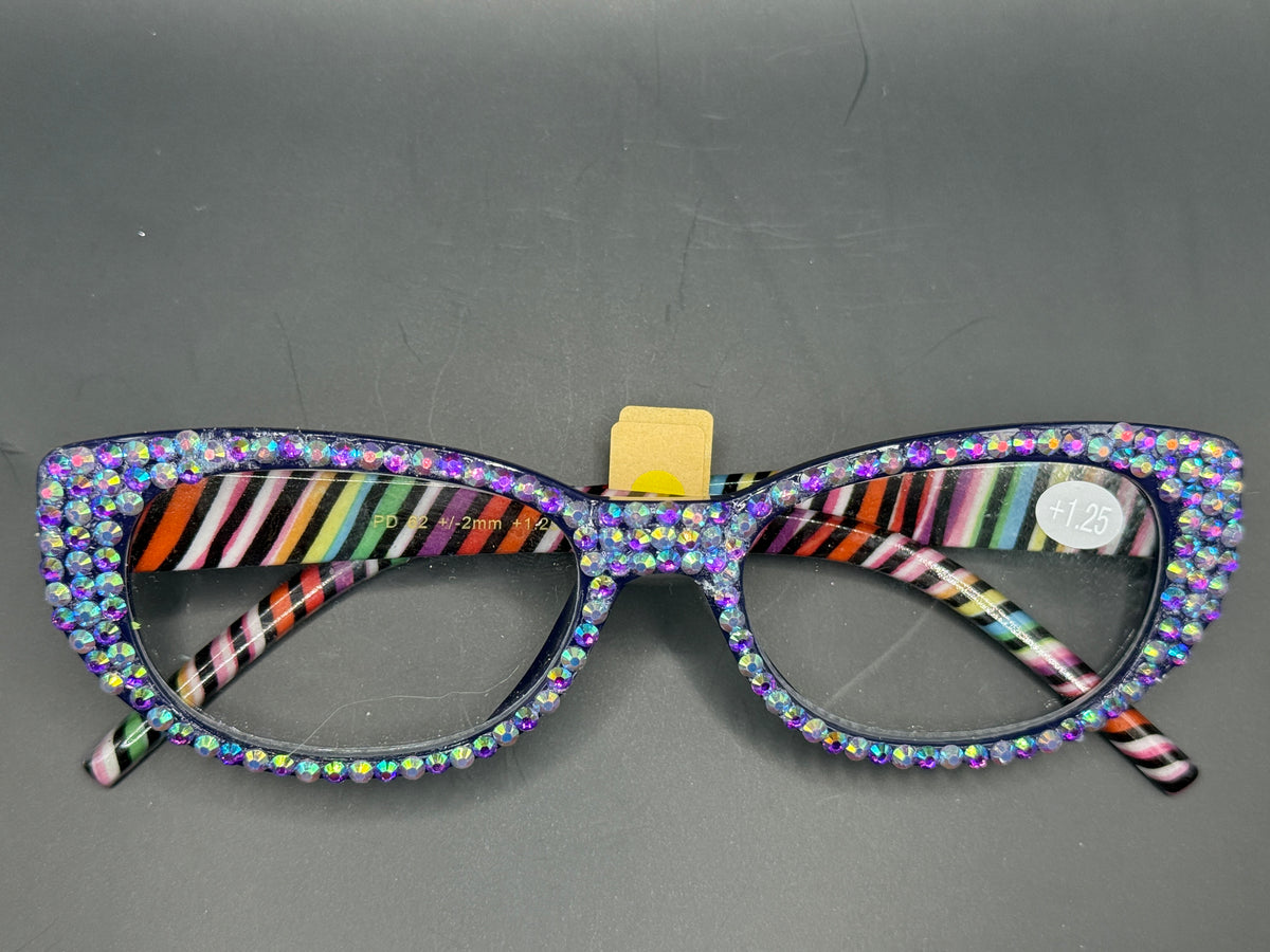 Bedazzled Reader Glasses (Various Sizes, Strengths, and Shapes)