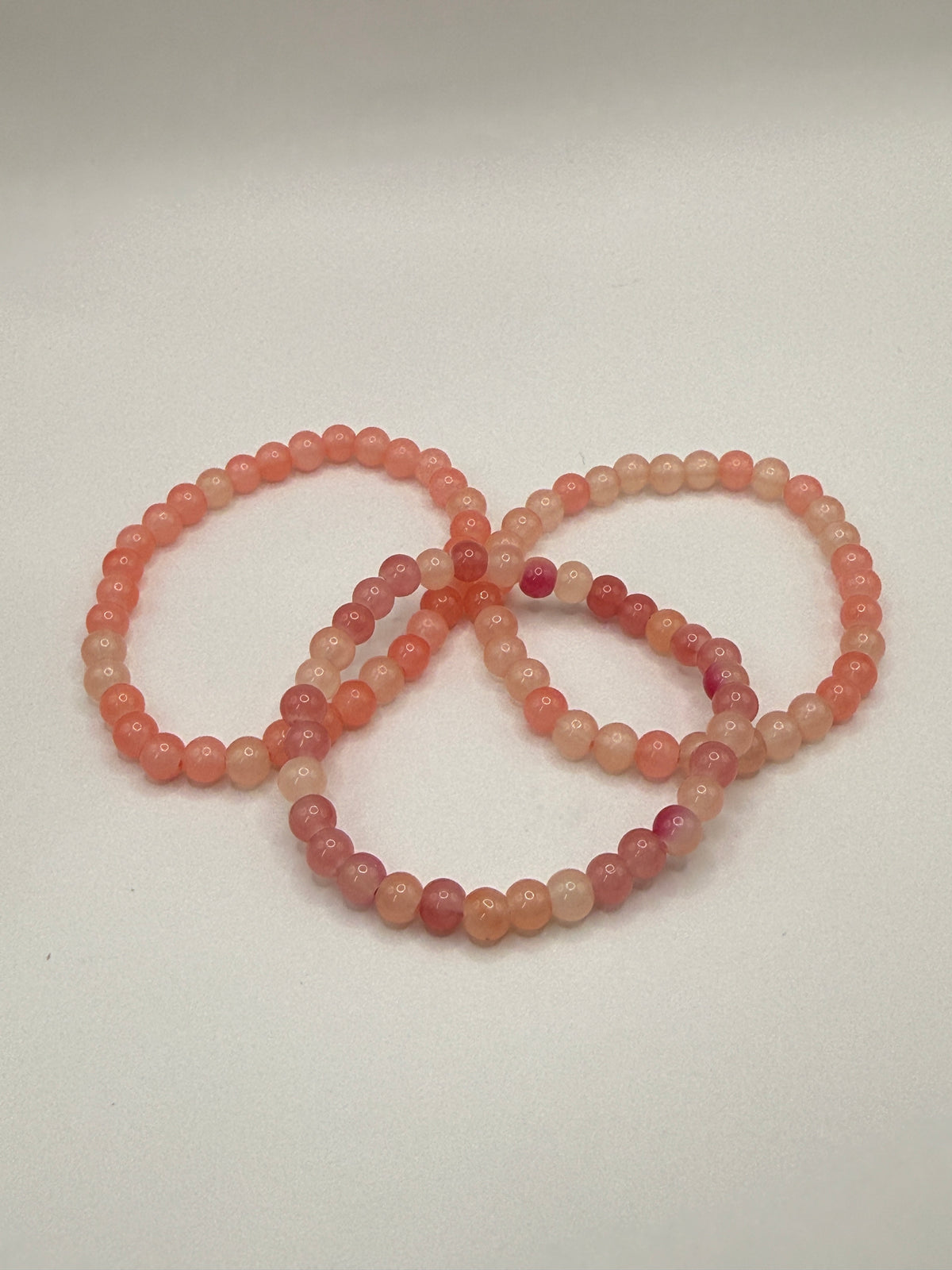 Glass Bead Bracelets (Various Colors)