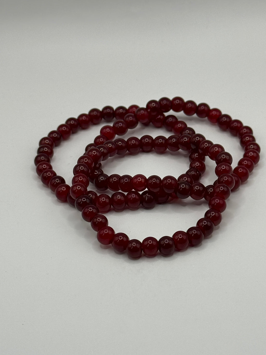 Glass Bead Bracelets (Various Colors)