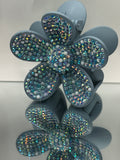 The Bluebell Sparkle Flower Claw Clip