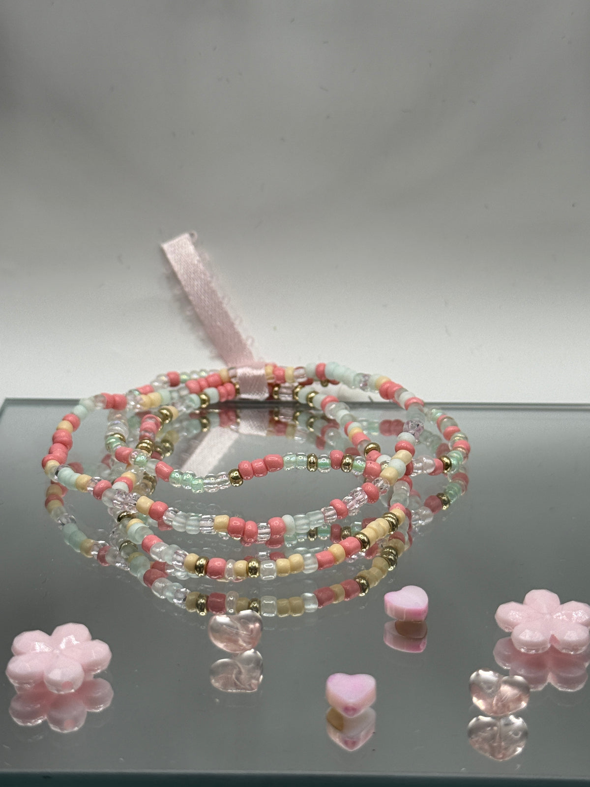 The Melon Mint Stack (3 Bracelet Set)