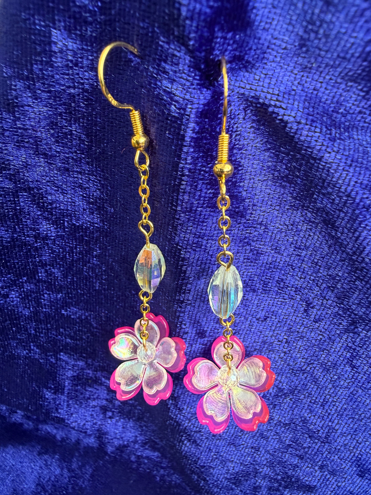 The Petal Pop Earrings (gold plated hooks)