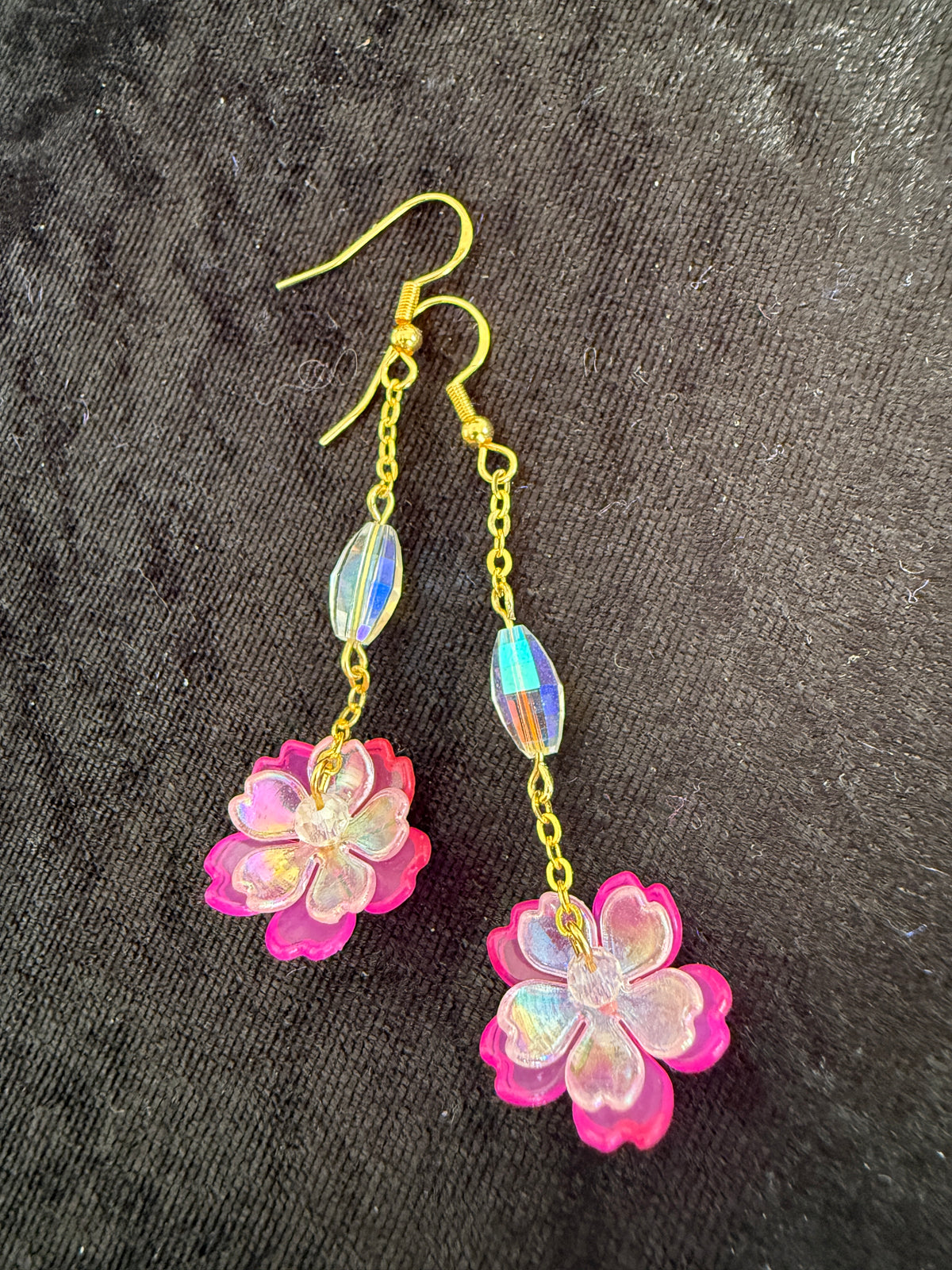 The Petal Pop Earrings (gold plated hooks)
