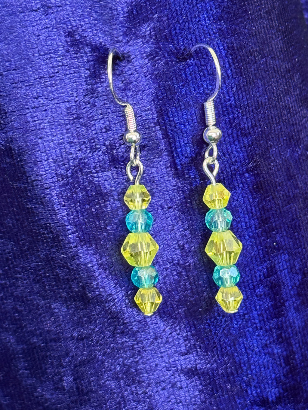 The Solar Flare (sterling silver hooks)
