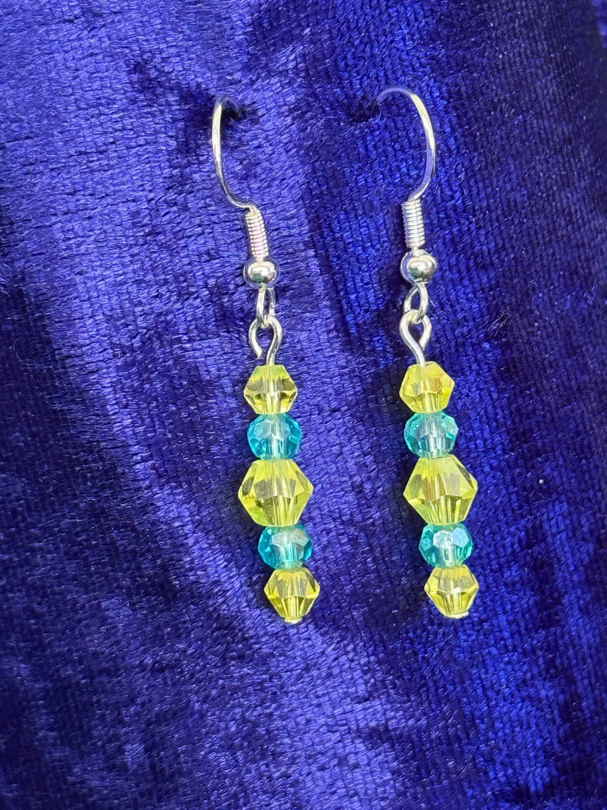 The Solar Flare (sterling silver hooks)