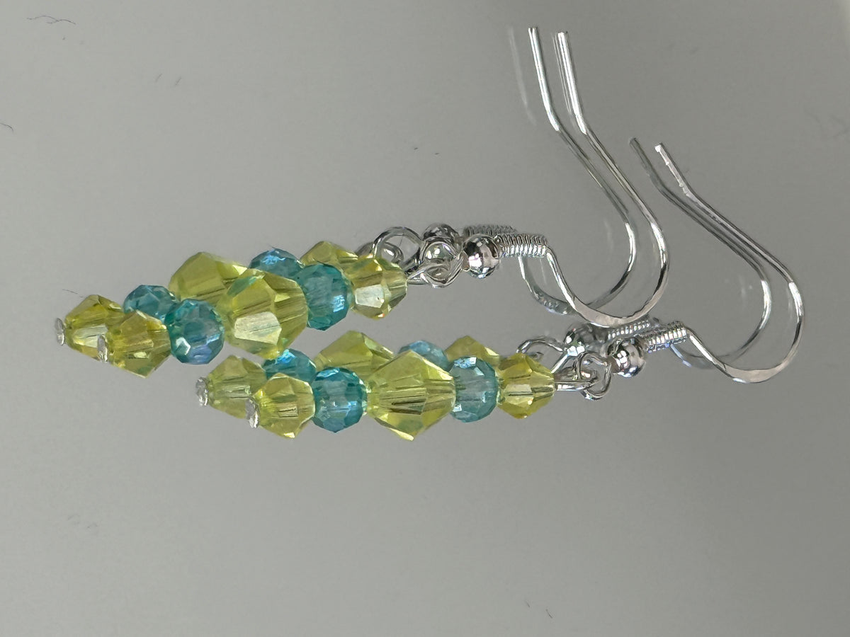 The Solar Flare (sterling silver hooks)